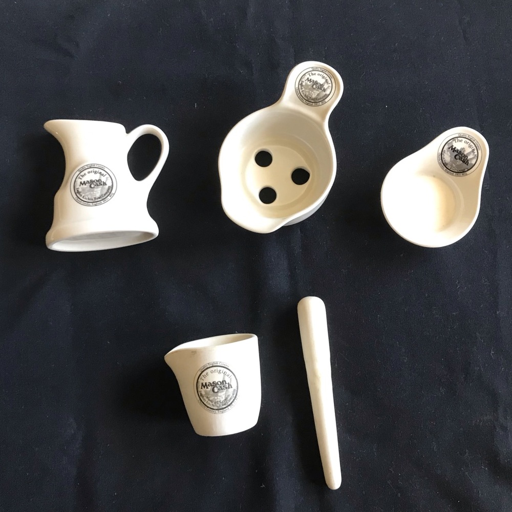 Mason Cash White Ceramic Kitchen Prep Set - 5 Piece